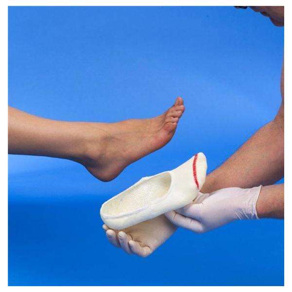 Slippers Casting Impression Polyester Small 4.5-5 10Pr/Box